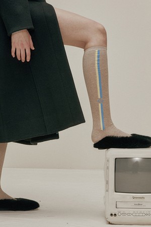 Logo Socks_Light Beige