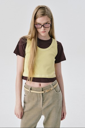 Sleeveless Top_Yellow