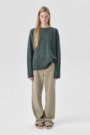 Corduroy Straight Pants_Khaki