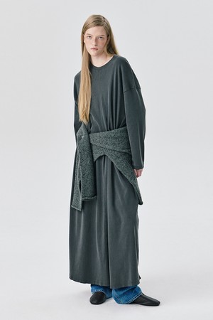25 Jersey Long Dress_Dark Grey