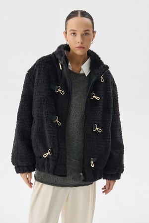 Eco Fur Jumper_Black