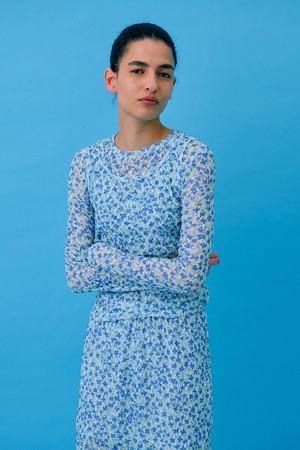 Crinkle T-Shirt_Light Blue