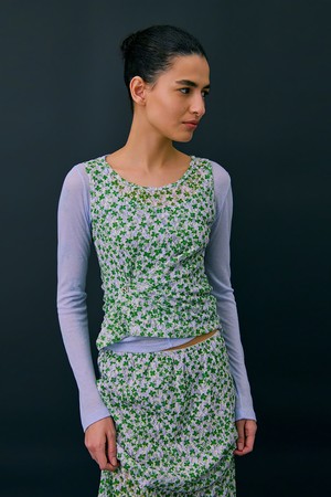 Floral Sleeveless_Green