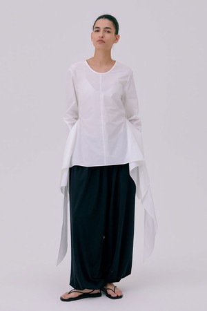 Drape Blouse_White
