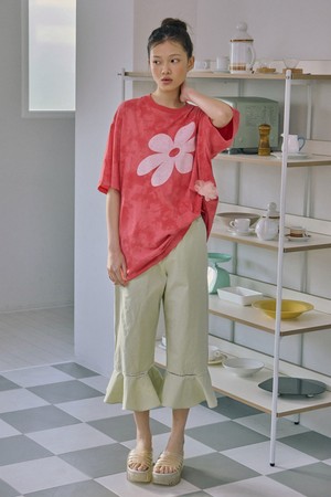 Bloom Frill Pants_Light Green