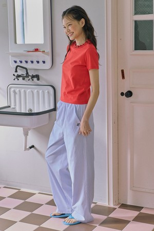 Stripe Pajama Pants_Blue