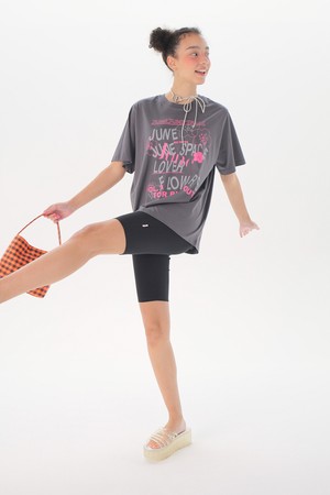 [31차 리오더][06/29순차배송]Lover Boxy T-shirts_Dark Grey
