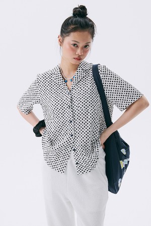 [31차 리오더]Aiden Floral Shirt_Black