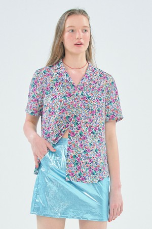[30차 리오더]Floral Shirts_White