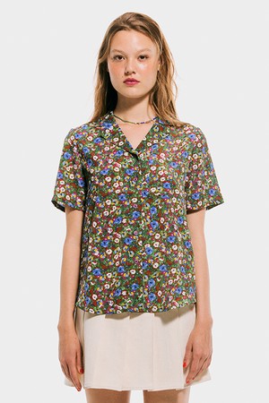 [30차 리오더]Floral Shirts _Green