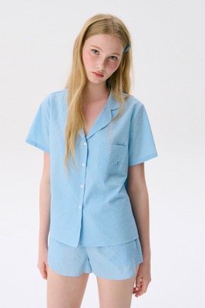 Pajama Shirt_Blue