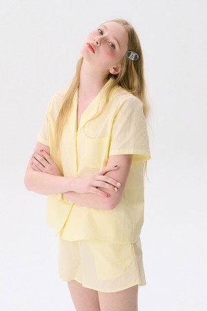 Pajama Shirt_Yellow
