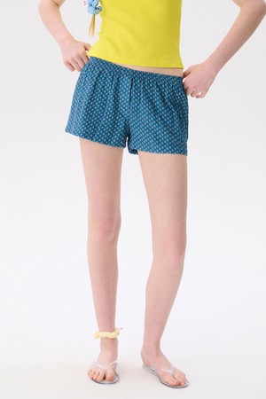 Flower Trunk Shorts_Dark Blue
