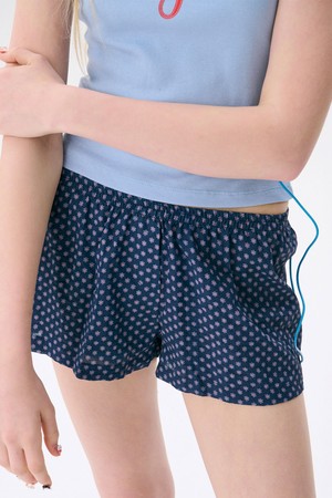 Flower Trunk Shorts_Navy