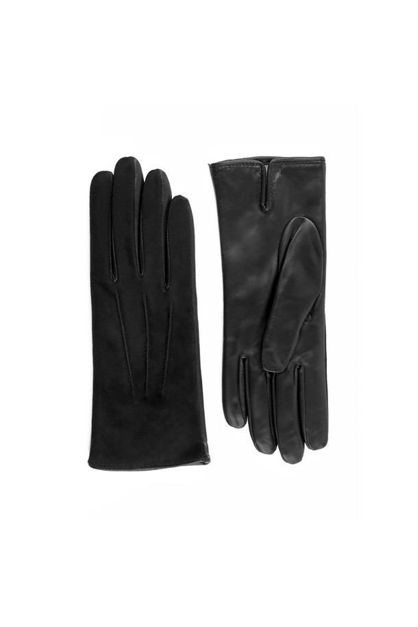 Mani Calde - 장갑 - [Mani Calde] Suede Leather Gloves For Women_Black(Nero)