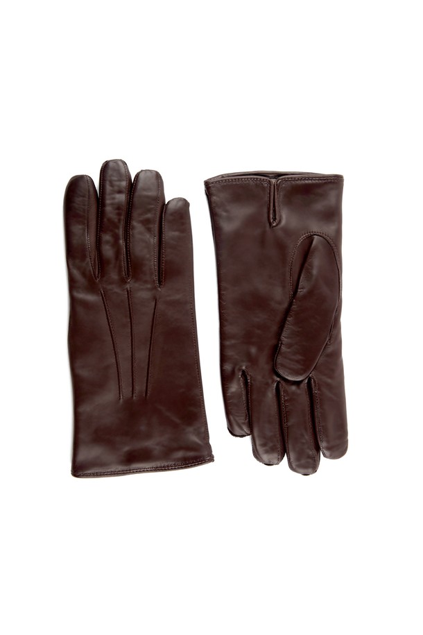 Mani Calde - 장갑 - [Mani Calde] Nappa Leather Gloves For men_Brown(Marrone)