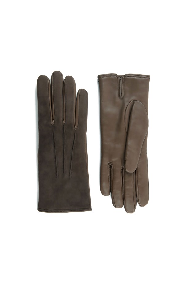 Mani Calde - 장갑 - [Mani Calde] Suede Leather Gloves For Women_Sabbia