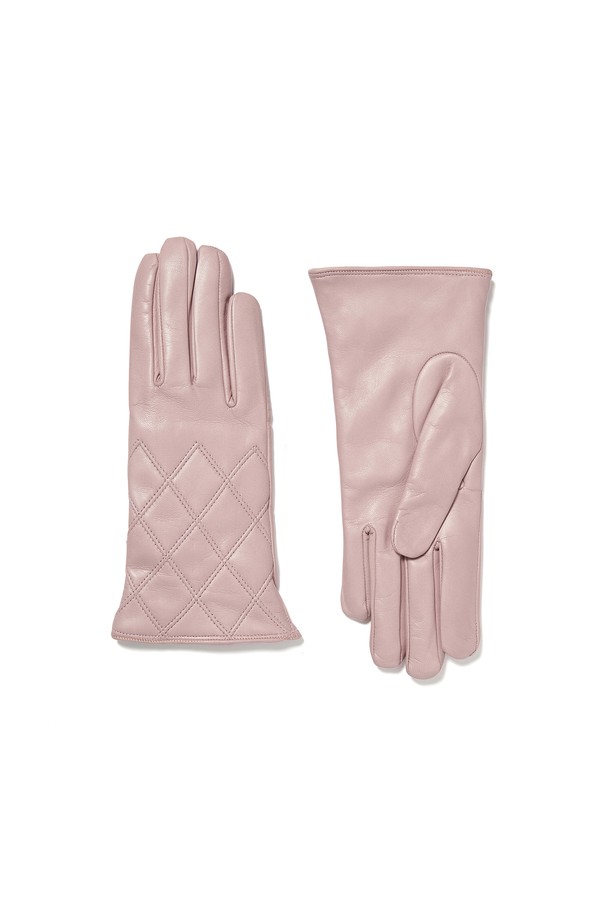 Mani Calde - 장갑 - [Mani Calde] Quiled Nappa Gloves For Women_Pink