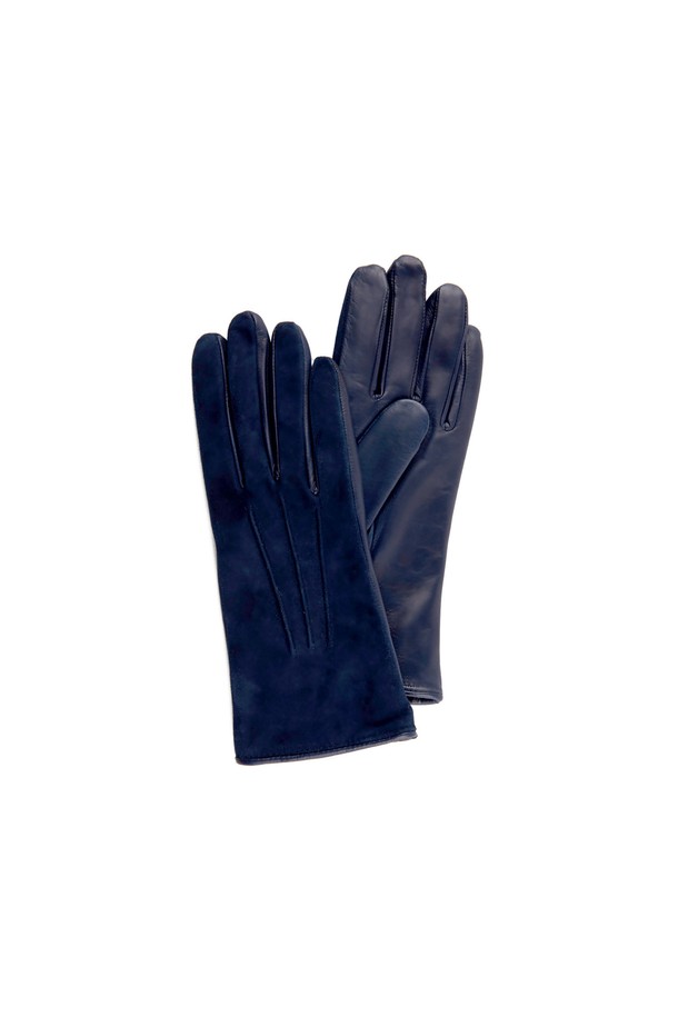 Mani Calde - 장갑 - [Mani Calde] Suede Leather Gloves For Women_Navy