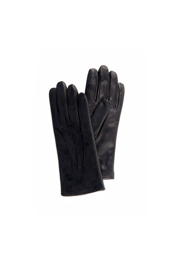 Mani Calde - 장갑 - [Mani Calde] Suede Leather Gloves For Women_Black(Nero)