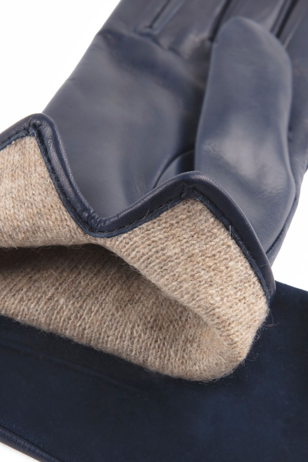 Mani Calde - 장갑 - [Mani Calde] Suede Leather Gloves For Women_Navy