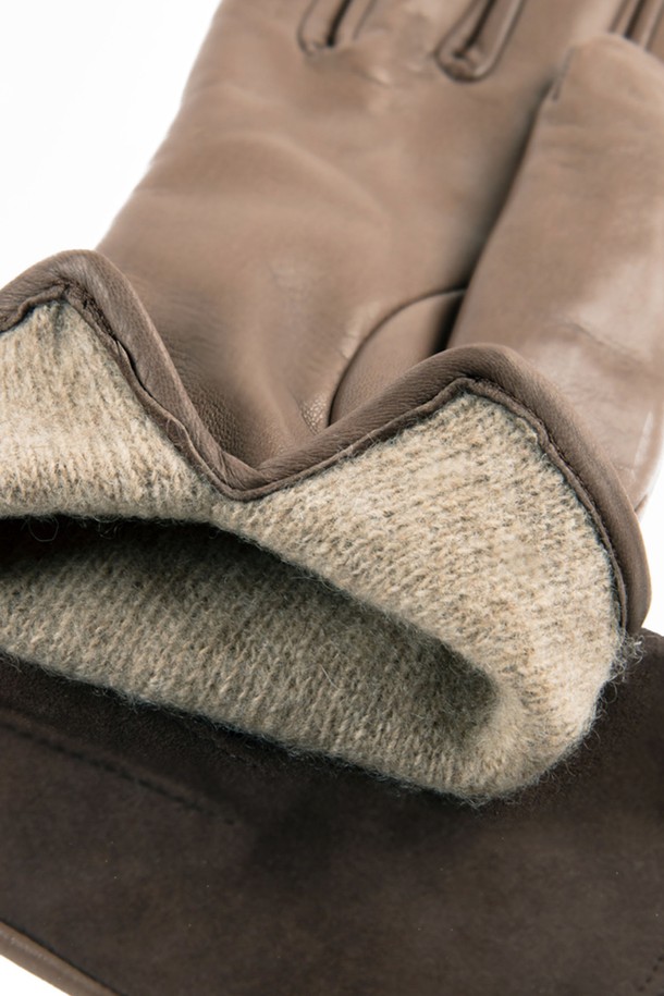 Mani Calde - 장갑 - [Mani Calde] Suede Leather Gloves For Women_Sabbia