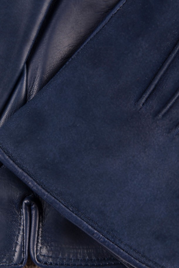 Mani Calde - 장갑 - [Mani Calde] Suede Leather Gloves For Women_Navy