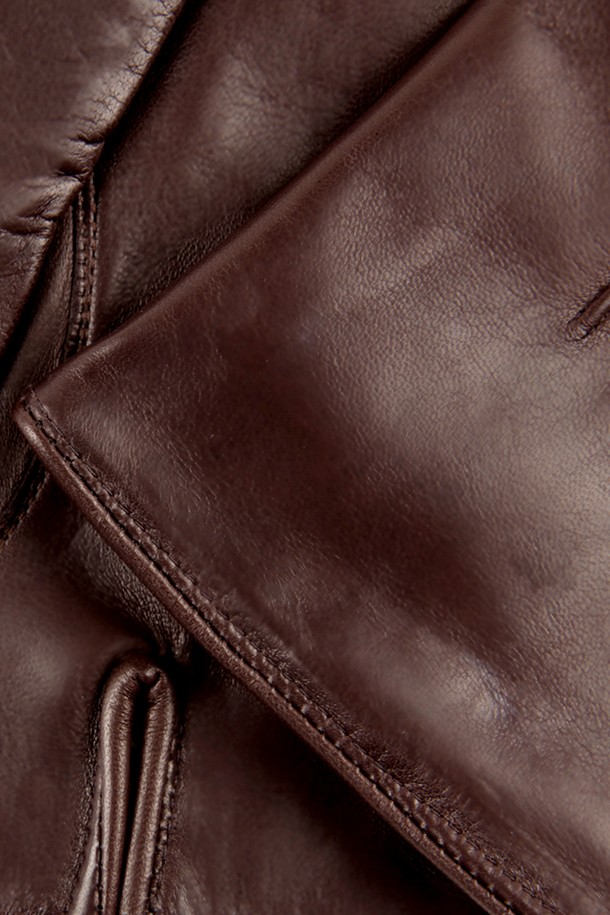 Mani Calde - 장갑 - [Mani Calde] Nappa Leather Gloves For men_Brown(Marrone)