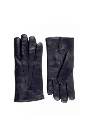 [Mani Calde] Nappa Leather Gloves For men_Navy