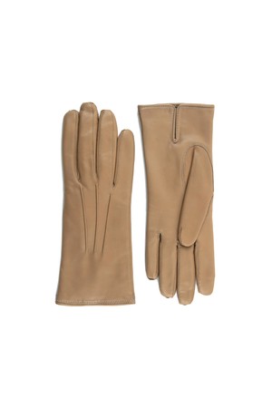 [Mani Calde] Nappa Leather Gloves For Women Colonial