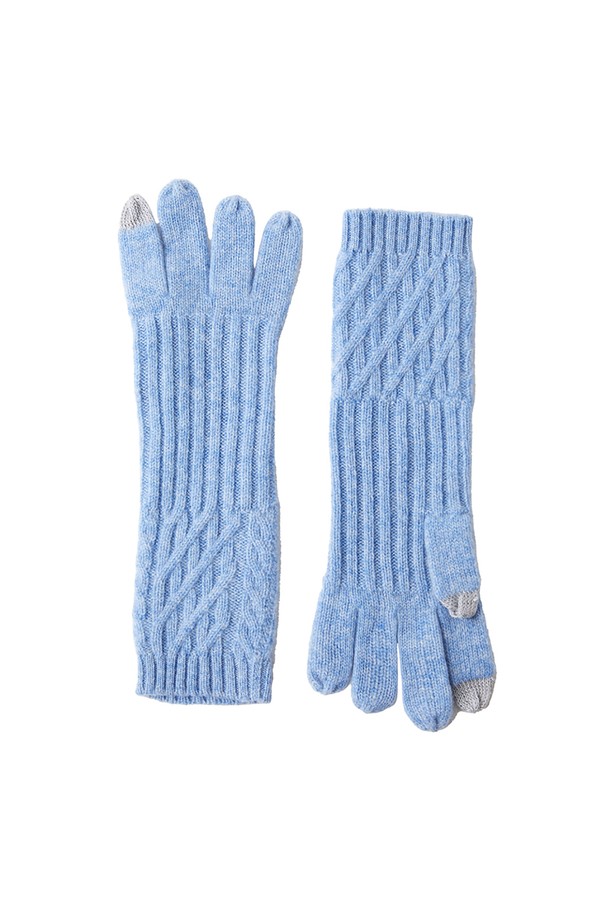 Mani Calde - 장갑 - [Mani Calde] Cashmere Smart Touch Gloves For Women