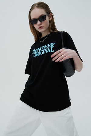 SPACE FONT TSHIRT-BLACK