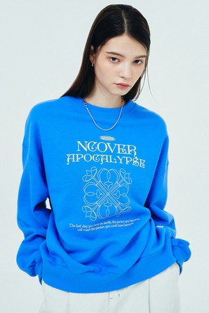 APOCALYPSE CLOVER SWEATSHIRT-BLUE