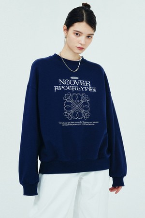 APOCALYPSE CLOVER SWEATSHIRT-NAVY