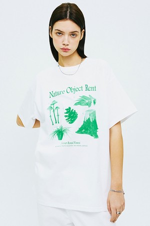 NATURE OBJECT TSHIRT-WHITE