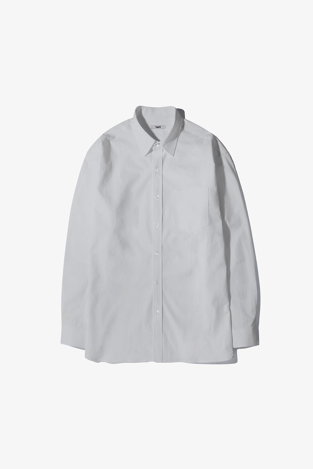 LUNT - 긴팔셔츠 - STEADY COTTON SHIRT (GRAY)