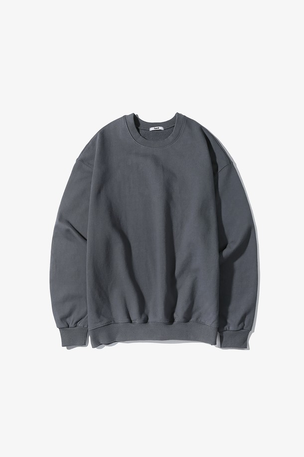 LUNT - 스웨트셔츠 - RELAXED SWEATSHIRT (CHARCOAL)