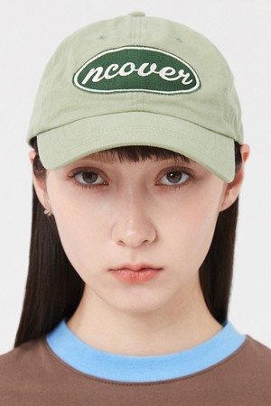 NCOVER CIRCLE PATCH LOGO BALL CAP-LIGHT GREEN