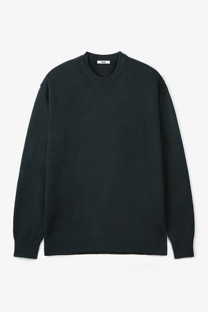 COMFORT ROUND NECK KNIT (DEEP GREEN)