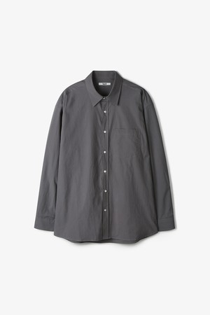 NATURE COTTON SHIRT (LIGHT CHARCOAL)