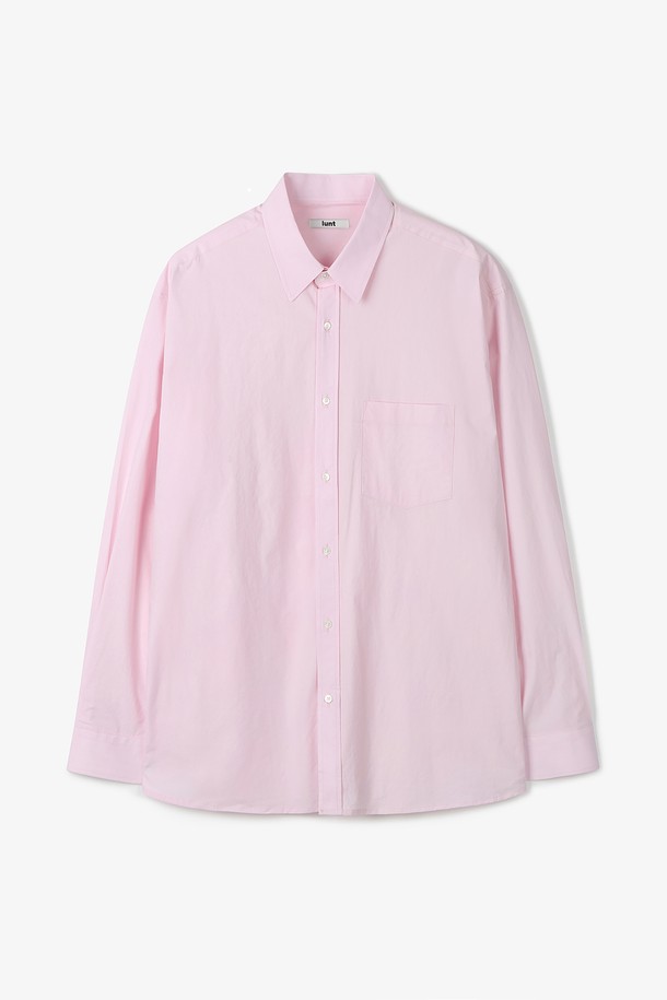 LUNT - 긴팔셔츠 - NATURE COTTON SHIRT (PINK)