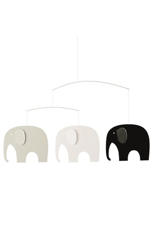 코끼리BW - Elephant Party Black/White