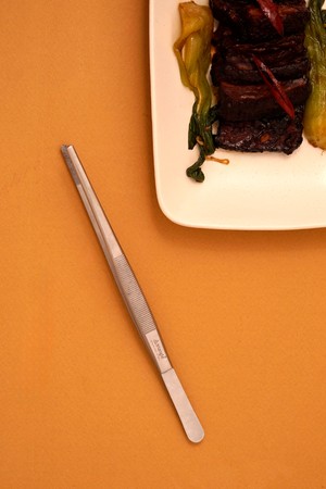 [트라이앵글] 요리 핀셋 20cm