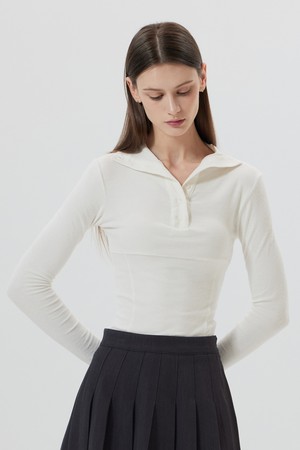 SIERRA : 시에라 헨리넥 롱슬리브 (2color)