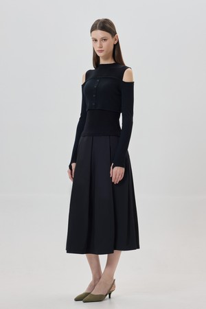 MINERVA : 미네르바 오프숄더 롱슬리브 (3color)