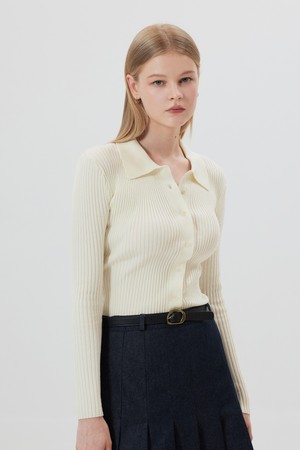 MADELEINE : 마들렌 니트 칼라 가디건 (4color)