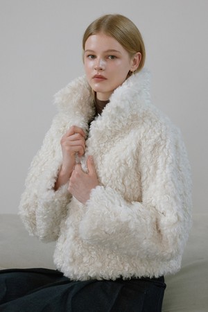 RICHEBOURG : 리쉬부르 페이크 퍼 리버시블 자켓 (2color)