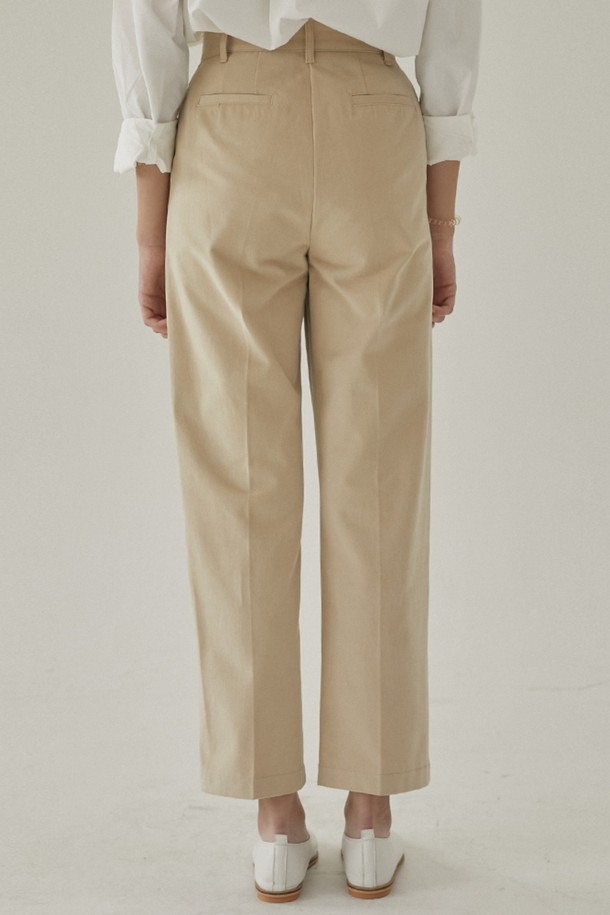 NONLOCAL - 롱/미디팬츠 - Soft Twill Straight Pants