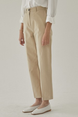 Soft Twill Straight Pants