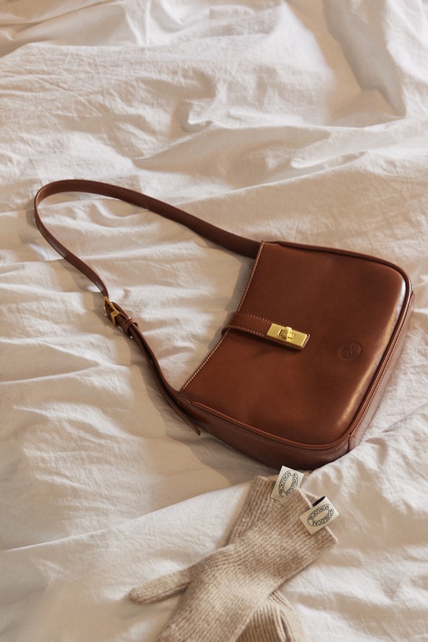 NONLOCAL - 숄더백 - Trapeze bag - Brown